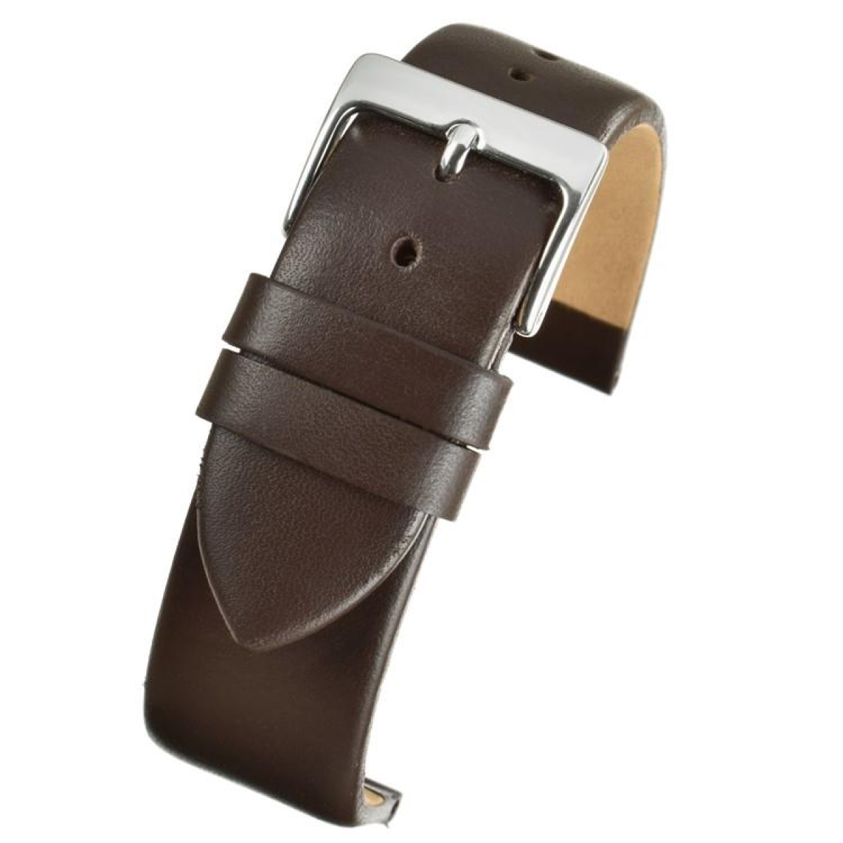 Brown Calf Leather Watch Strap 14mm