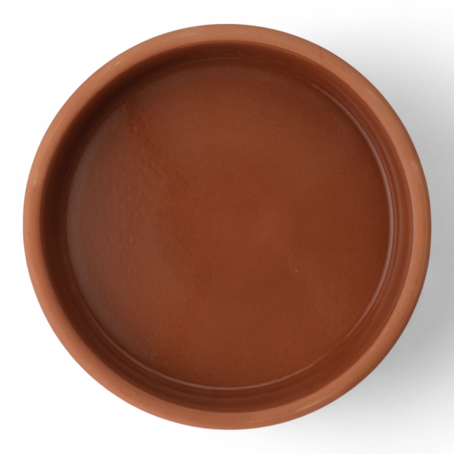Terracotta Casserole Dishes – Ruabon, Earthy Red-Brown – 23cm