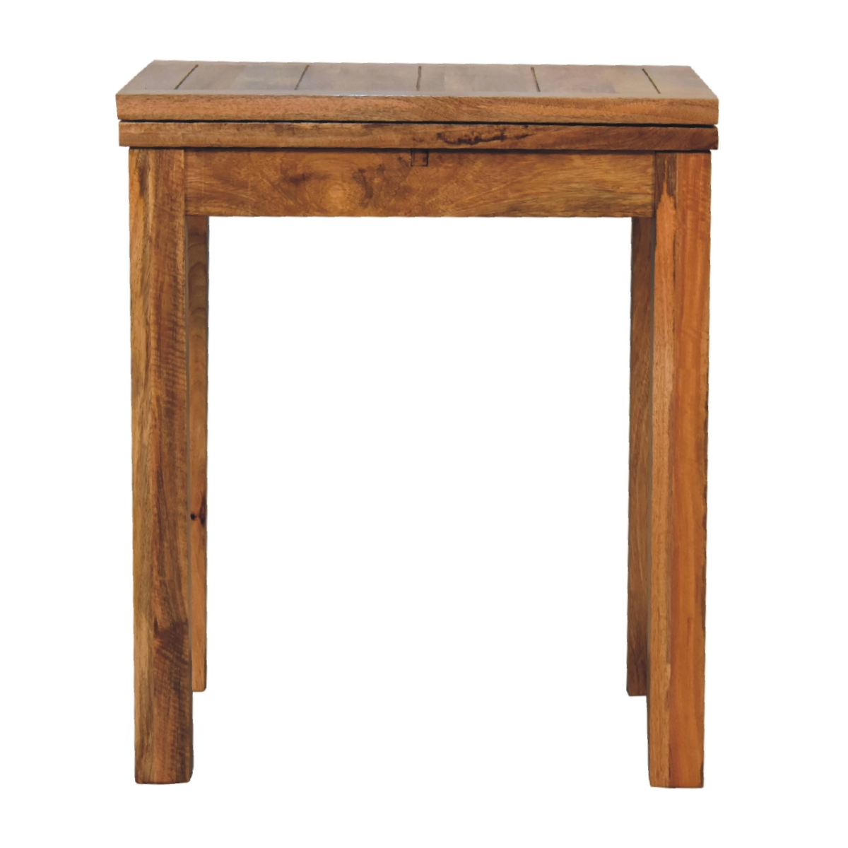 Artisan Furniture Solid Wood Mini Oak-ish Butterfly Dining Table, Brown