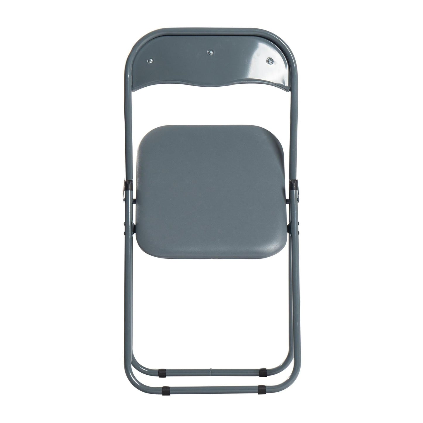 Grey Wave Grey Framed Padded Folding Chair - Pack of Six