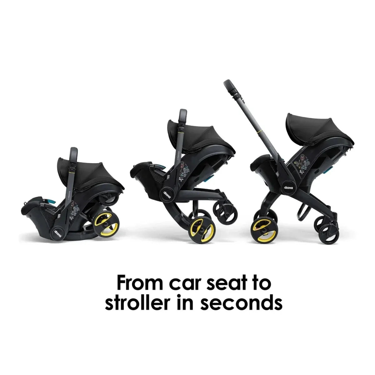 Doona i Infant Car Seat & Stroller - Nitro Black