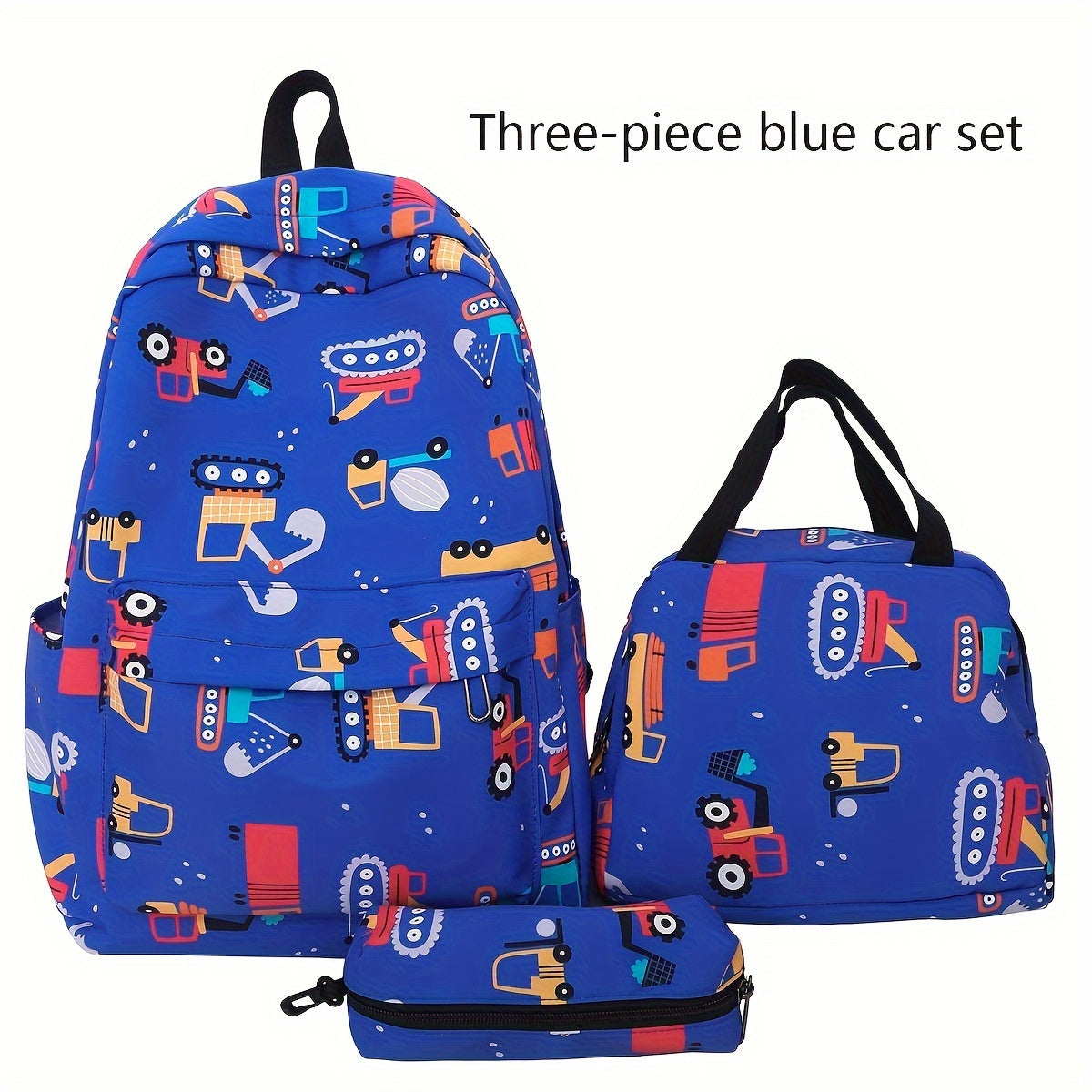 3pcs Casual Shoulder Backpack Set, New Fashionable Simple Large Capacity Lightweight Casual Backpack