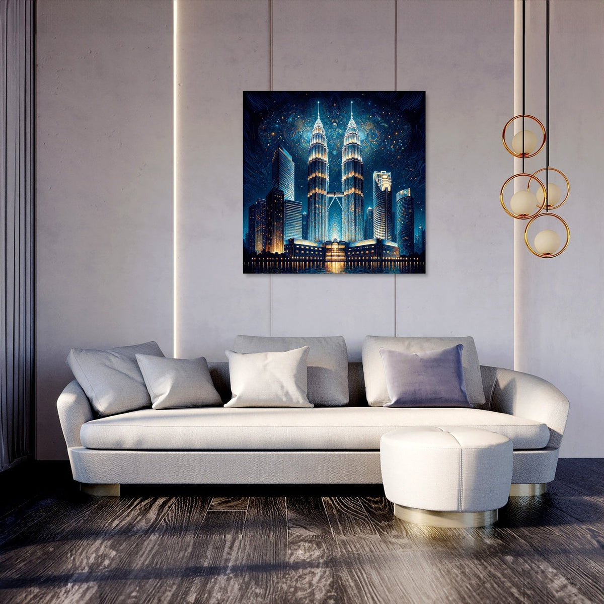 Luminous Geometry Canvas