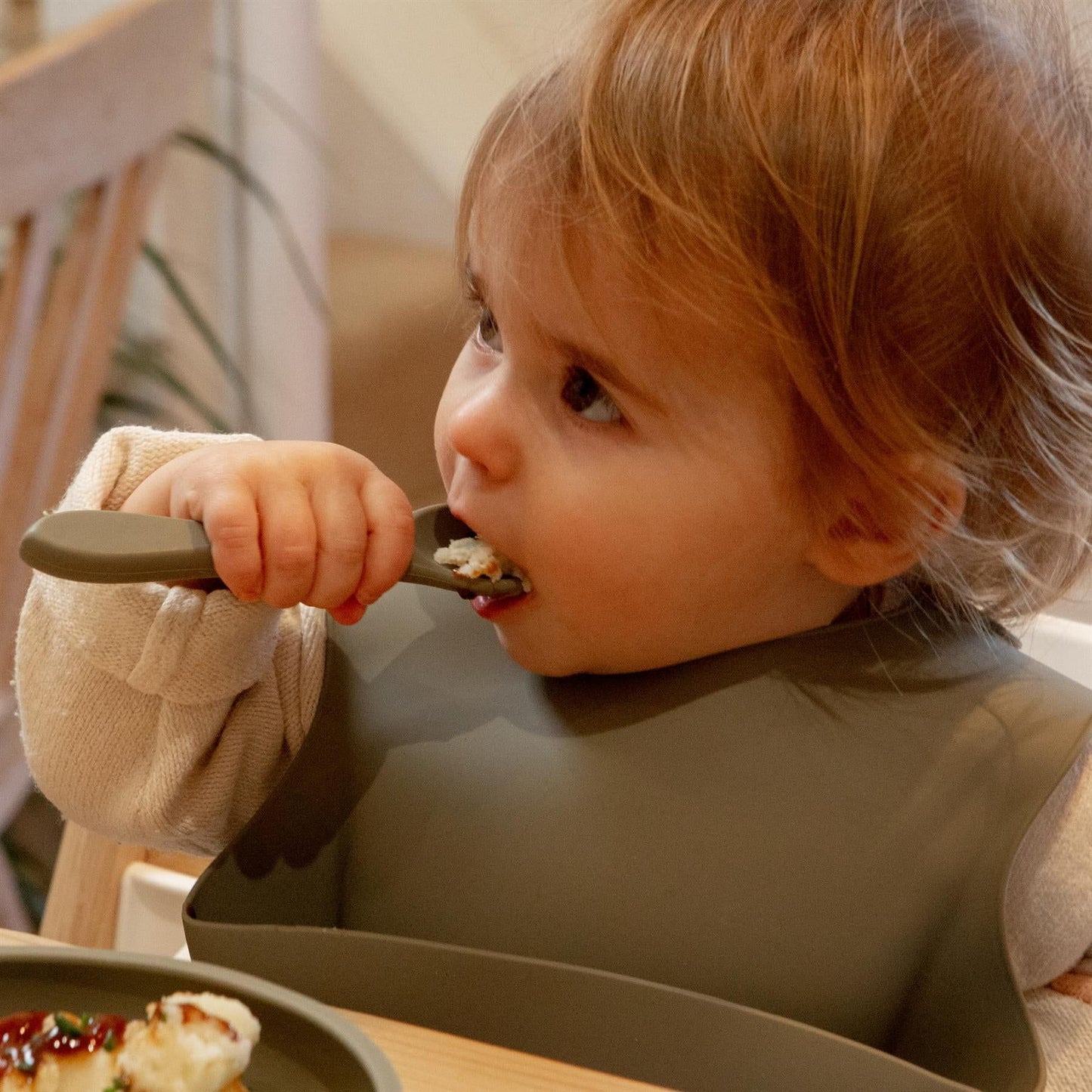 Silicone Baby Weaning Bib