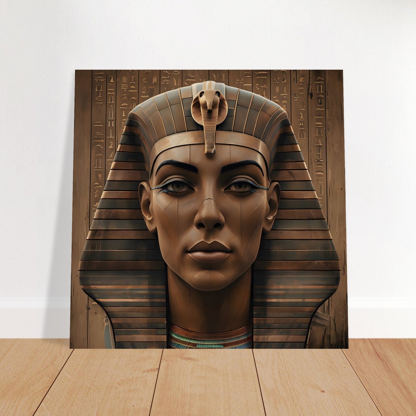 Ancient Egyptian Pharaoh Digital Artwork – Modern Wall Art Print