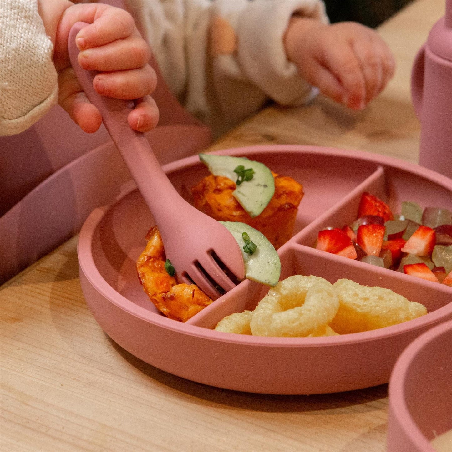 Silicone Divided Baby Suction Plate