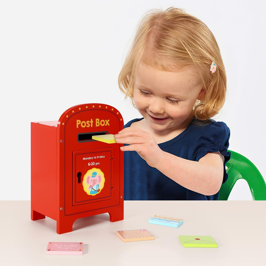 SOKA Wooden postbox Elephant 0000273