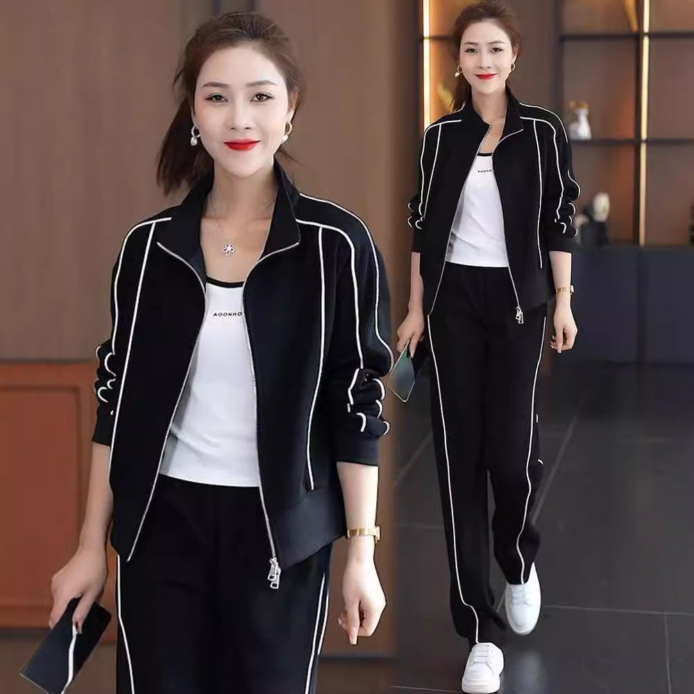 Women's Fashionable Slimming Casual Sports Suit