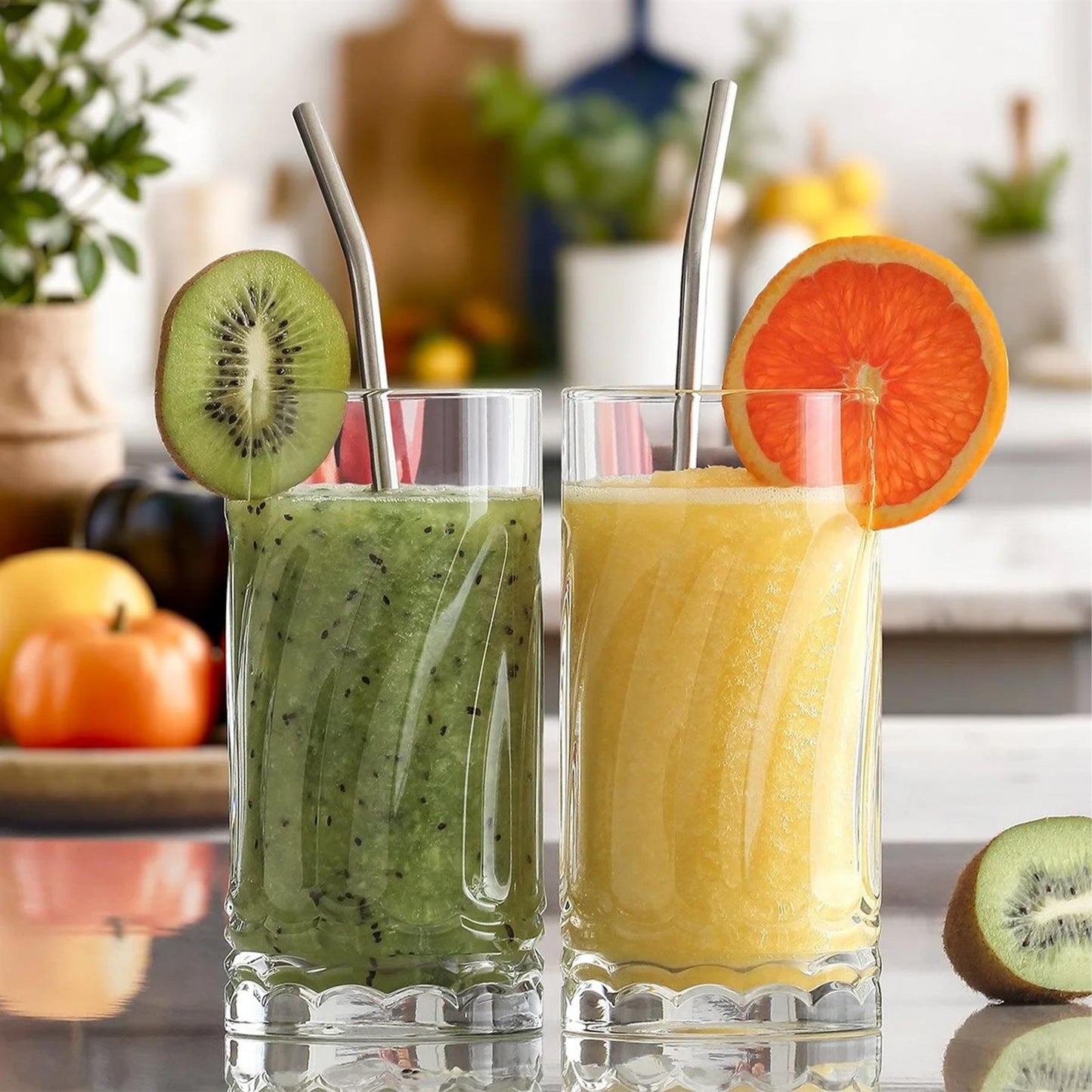 12 Piece Wave Glassware Set