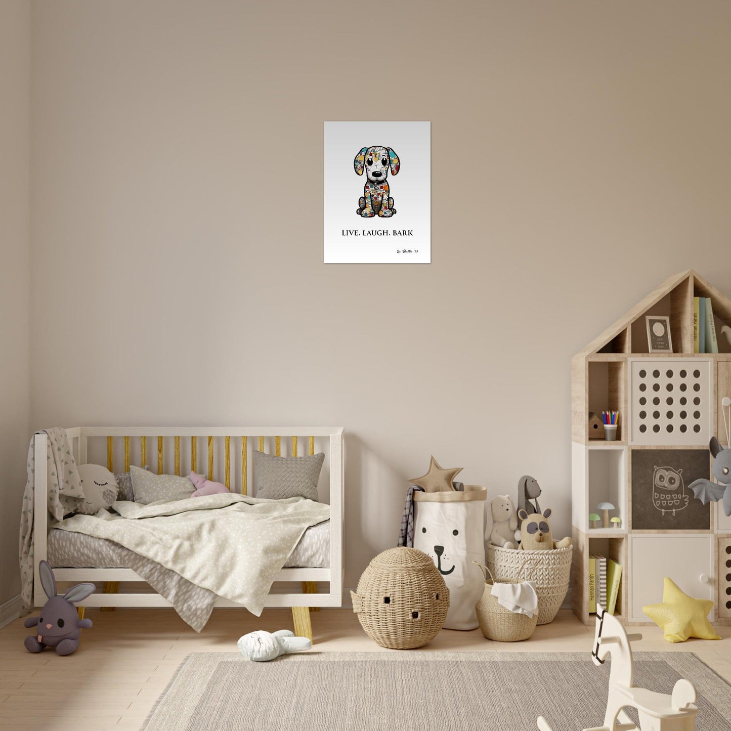 Dog Wall Art  - Live Laugh Bark
