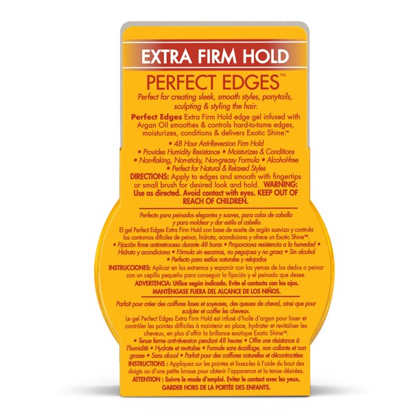 Creme of Nature Perfect Edges Extra Firm Hold for Sleek Styles & Frizz Control 2 oz / 67 ml