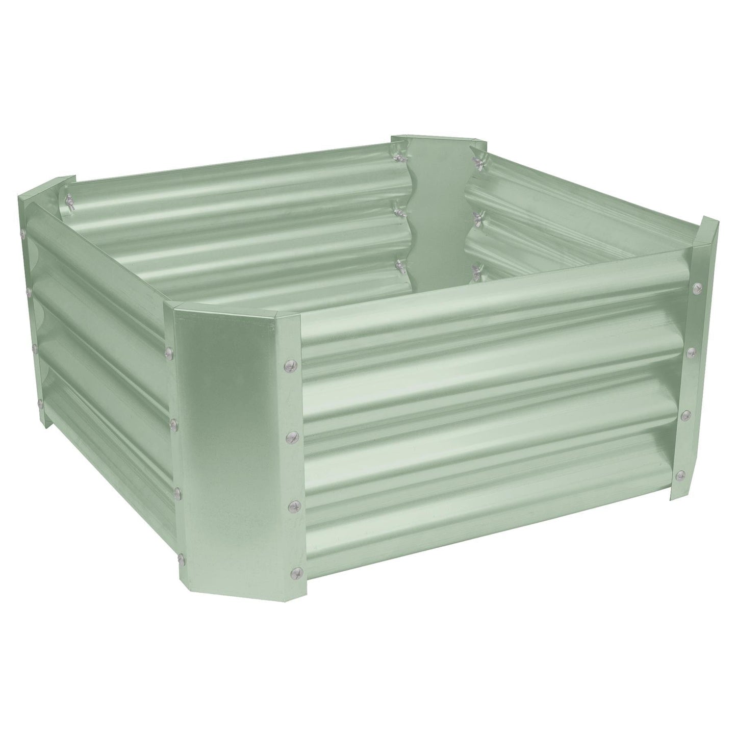 60cm x 60cm Square Galvanised Steel Raised Garden Bed