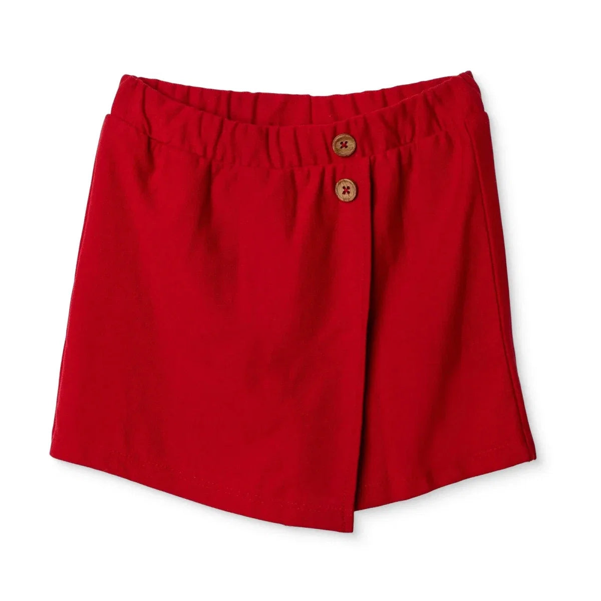 HelloBaby Girls Shorts with Buttons  Short Leg - Red
