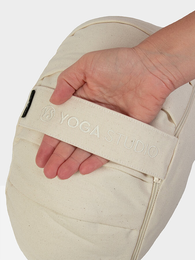 Yoga Studio European Organic Buckwheat Zafu Crescent Cushion