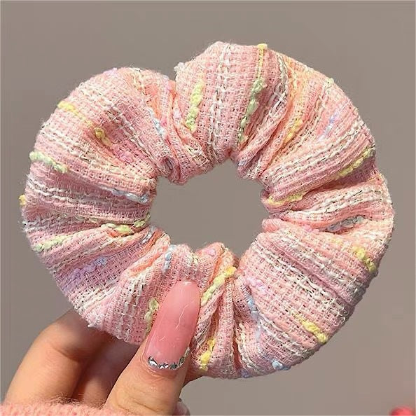 Summer Super Fairy Sweet Lace Large Intestine Hair Ring