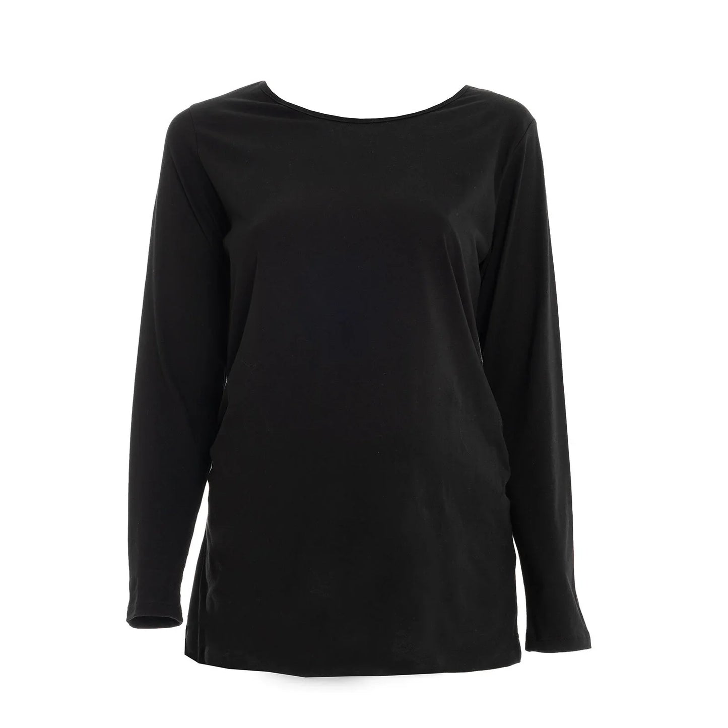 baby mom Short Sleeve Maternity Tshirt - Black