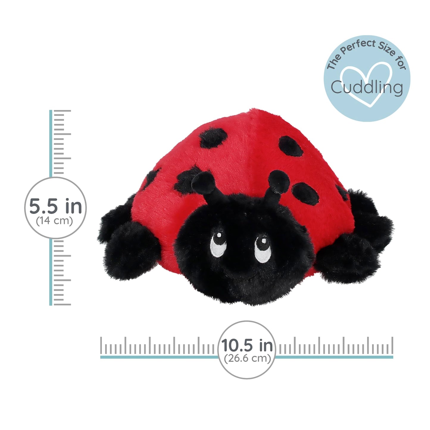 1i4 Group Ladybug Microwaveable & Weighted Plush - Warm Pals