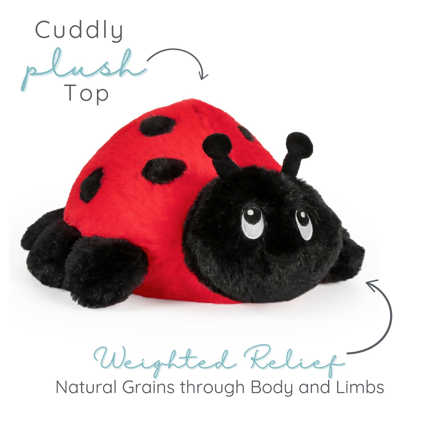 1i4 Group Ladybug Microwaveable & Weighted Plush - Warm Pals