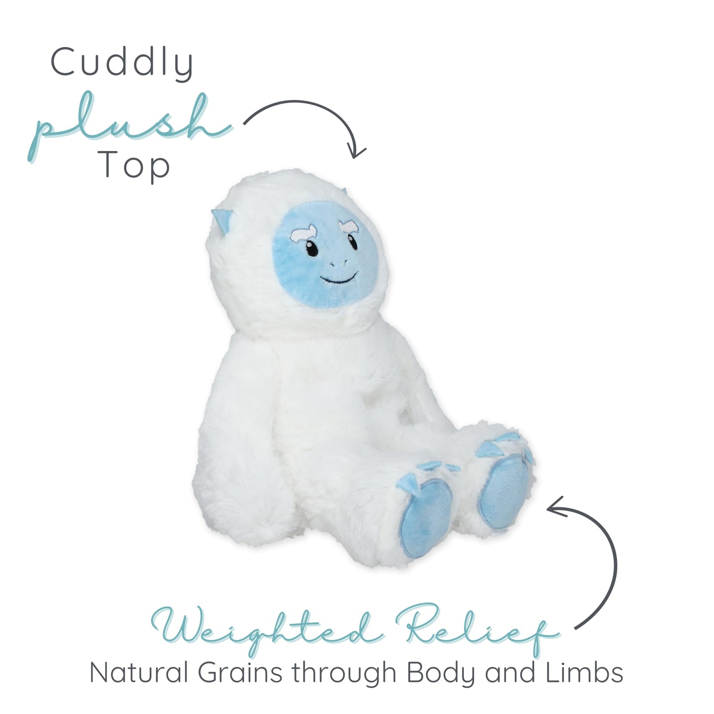 1i4 Group Yeti Heated Plushie by Warm Pals – Microwaveable & Weighted Plush Toy