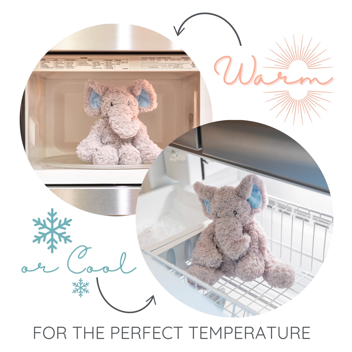 1i4 Group Yeti Heated Plushie by Warm Pals – Microwaveable & Weighted Plush Toy