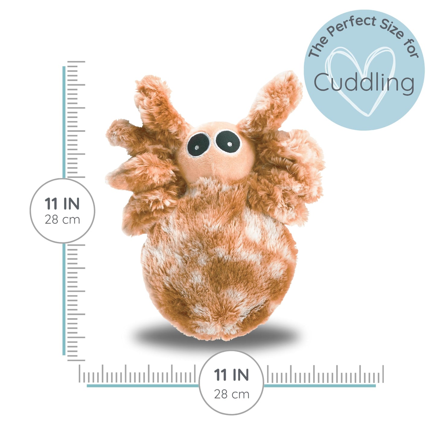Warm Pals Spider Plush - Heatable & Lavender Scented 1.5lb Plush Toy | 1i4 Group