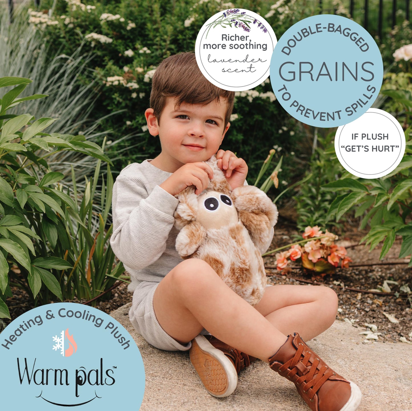 Warm Pals Spider Plush - Heatable & Lavender Scented 1.5lb Plush Toy | 1i4 Group