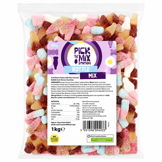 1kg Bottle Sweets Mix Bag