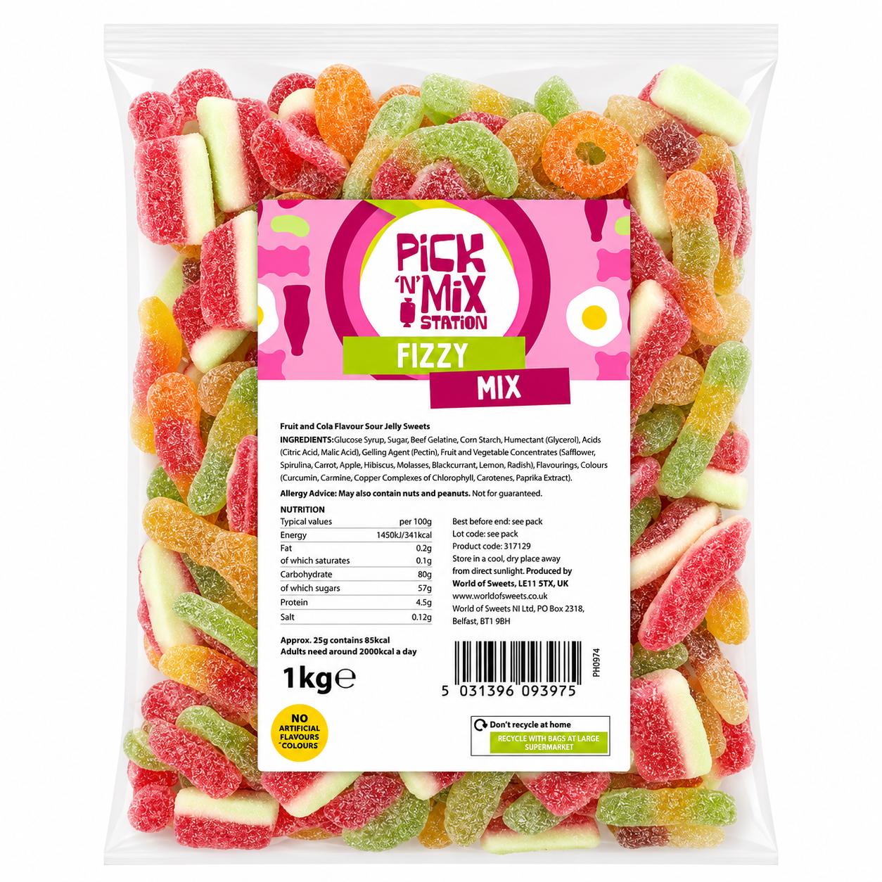 1kg Pick N Mix Sweets Bag