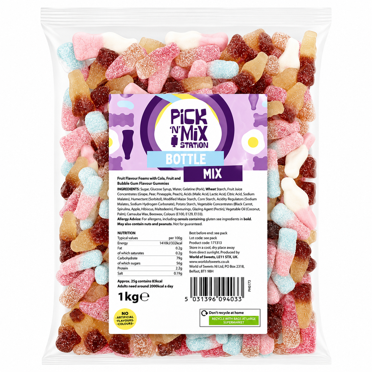 1kg Pick N Mix Sweets Bag
