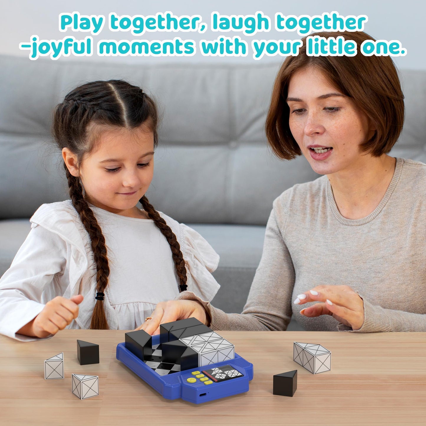 1VSALL Smart Brain Teaser: 210 Challenges, 3D Puzzle Blocks, 3 Levels
