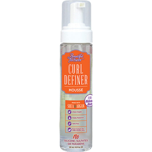 Beautiful Textures Curl Definer Mousse Frizz Control & Enhanced Definition for Curly & Wavy Textured Hair 251ml / 8.49 oz
