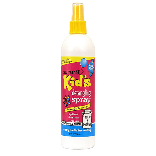 Sulfur 8 Kid's Detangling Spray: Frizz-Free Soft Hair for Children 355ml/12 oz