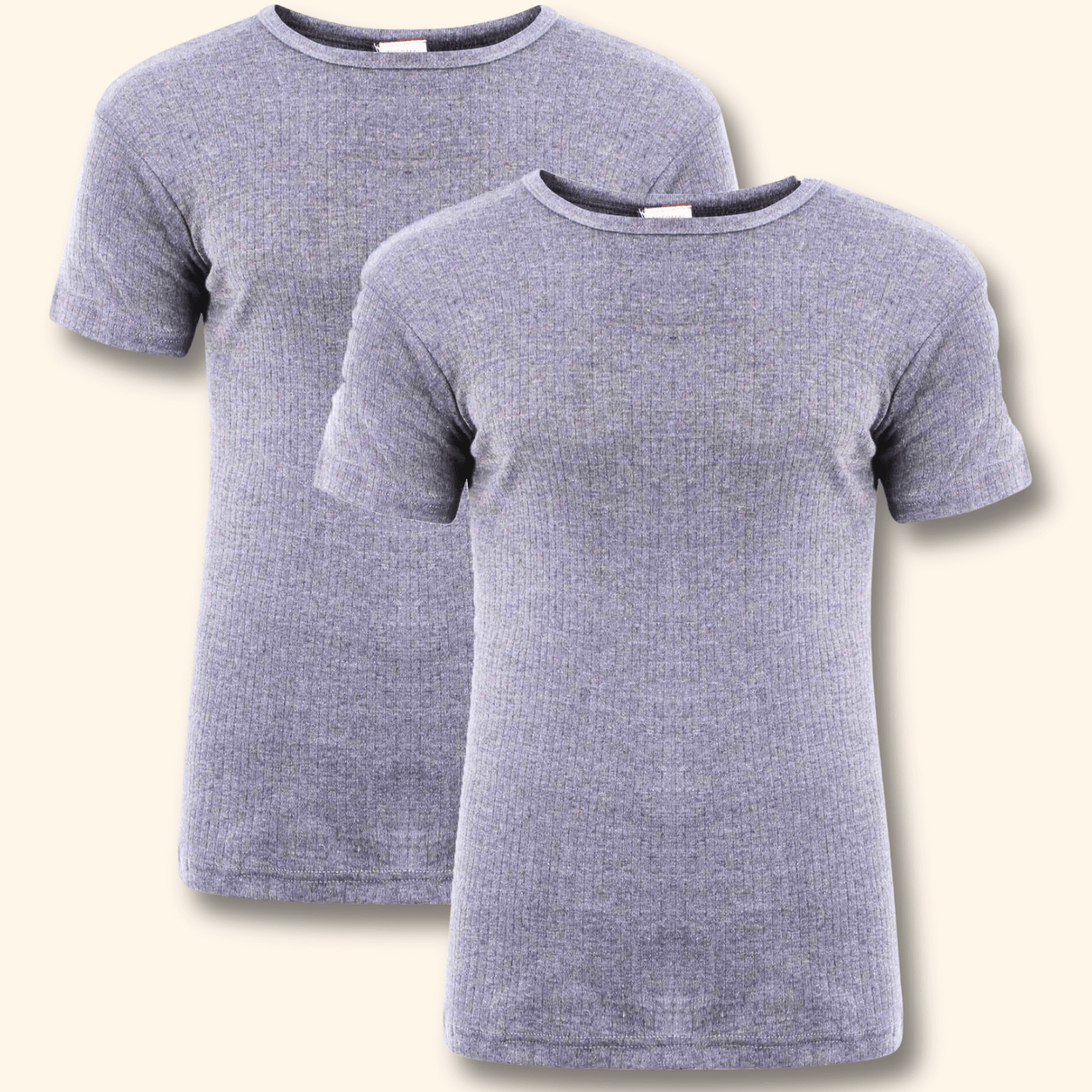 Heatwave Thermalwear 2 Pack Mens Thermal T Shirt Baselayer Brushed Yarn Insulated S-XXL