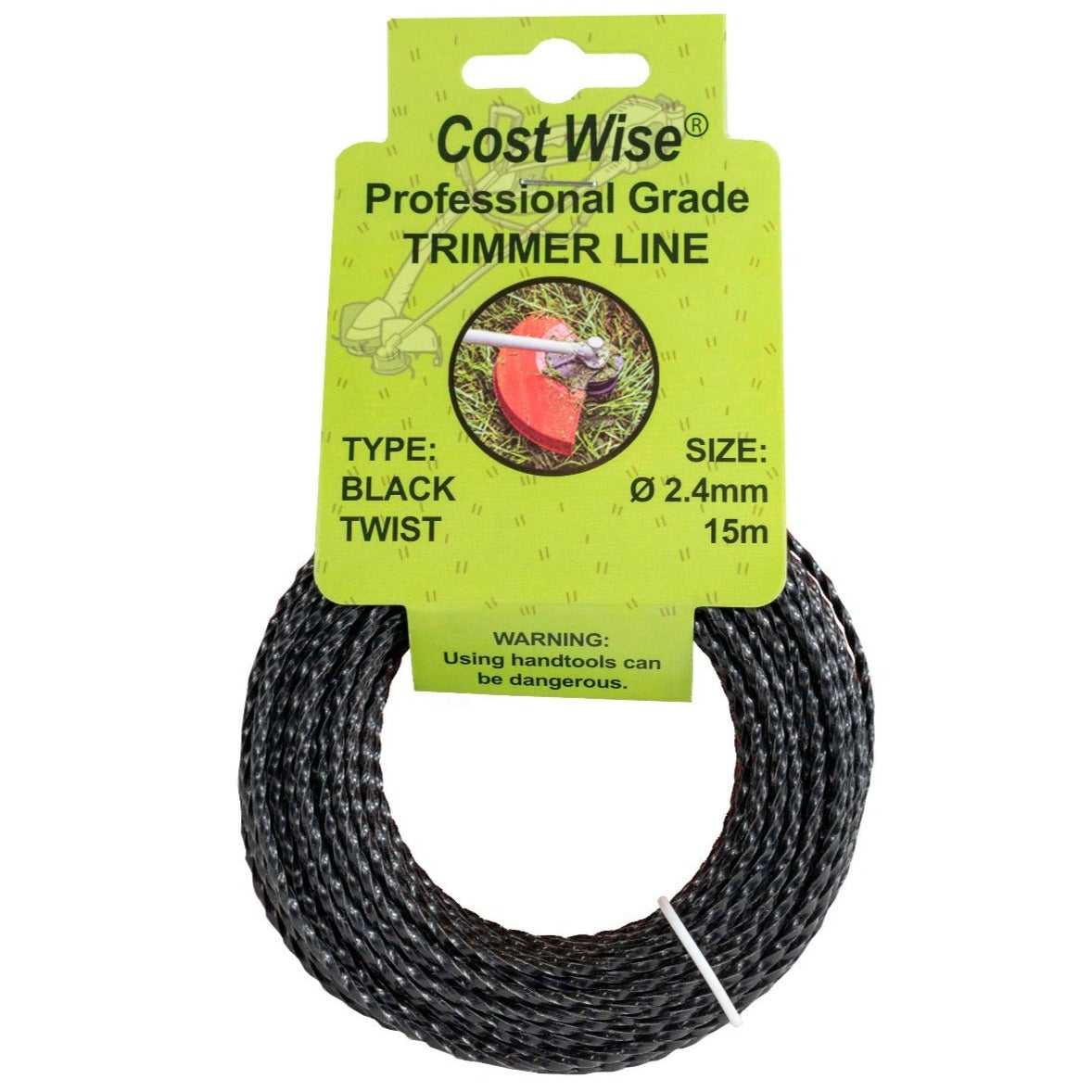 Strimmer Line Black Twist 2.4mm x 15m