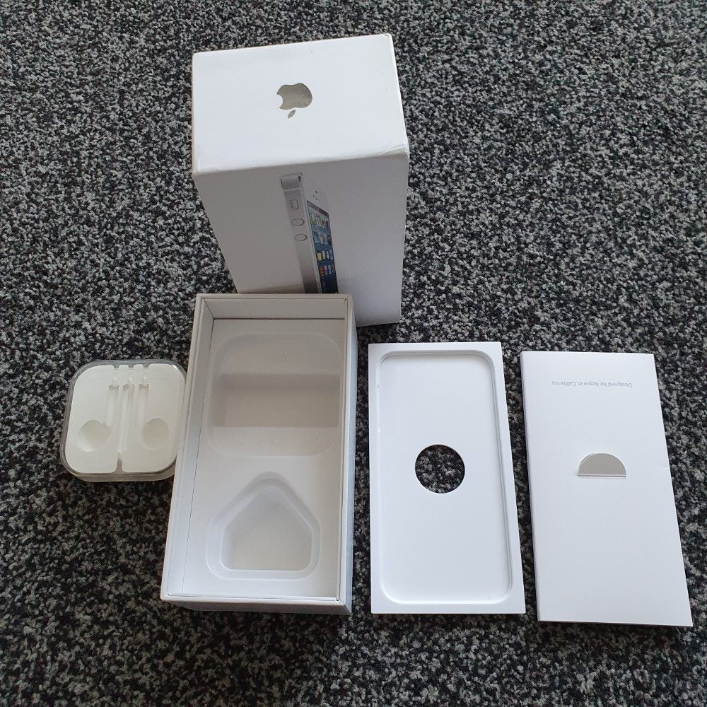 Apple iPhone 5 White Empty Phone Box
