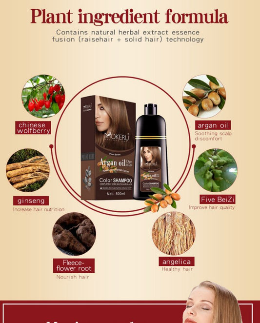Permanent Hair Coloring Shampoo Women