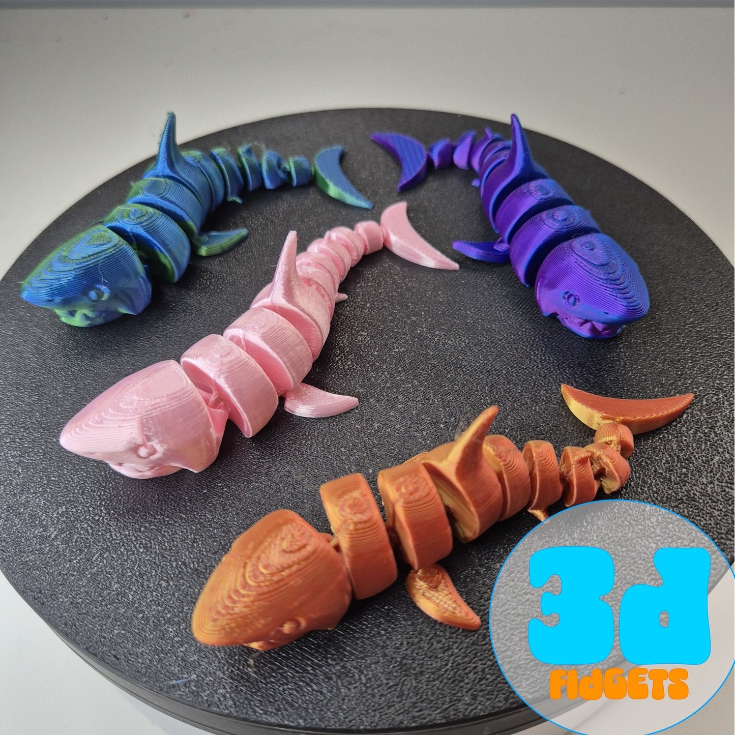 Flexi shark sensory fidget toy for ADHA Autism and stimming
