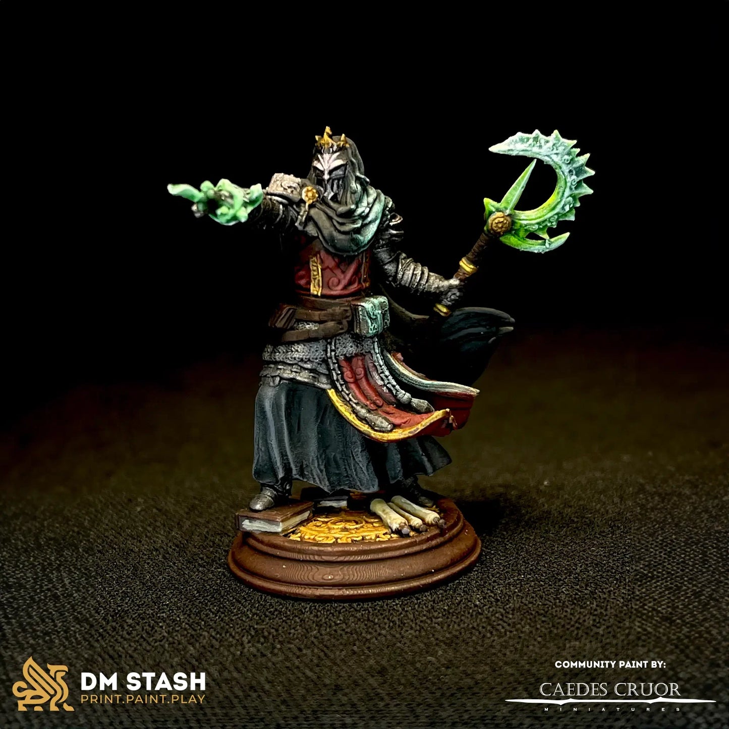 Bastian the Everknowing – Royal Psionic Master - 3D Printed Sorcerer Character Miniature