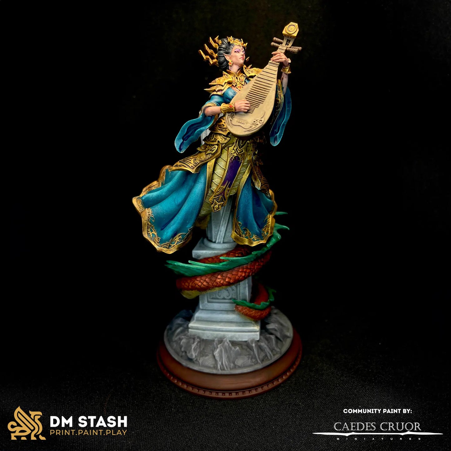 Lian She – Medusa of the East - 3D Monster Miniature