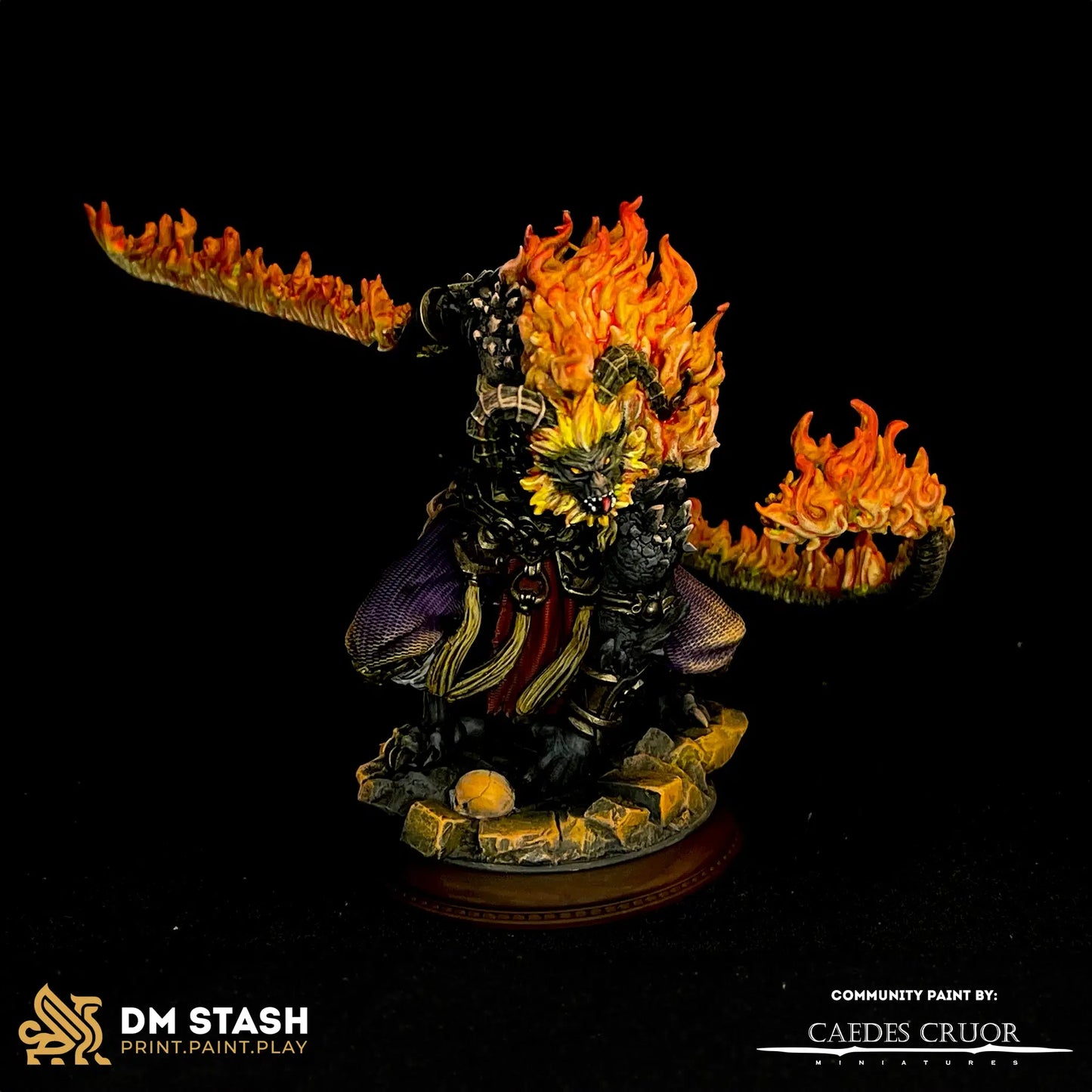 Rakshasa the Terrible - 3D Monster Miniature