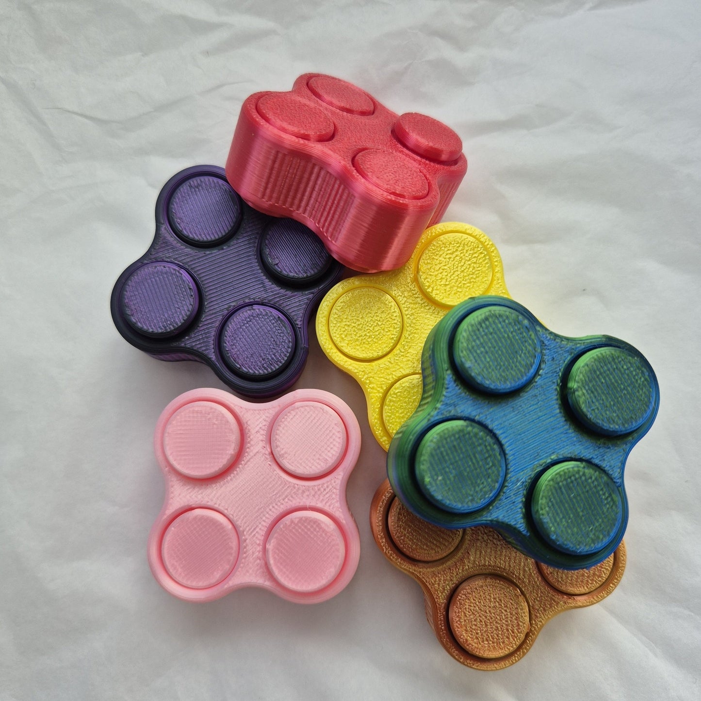 3dFidgets Clicky 4 Button Fidget Sensory Stimming Toy adult