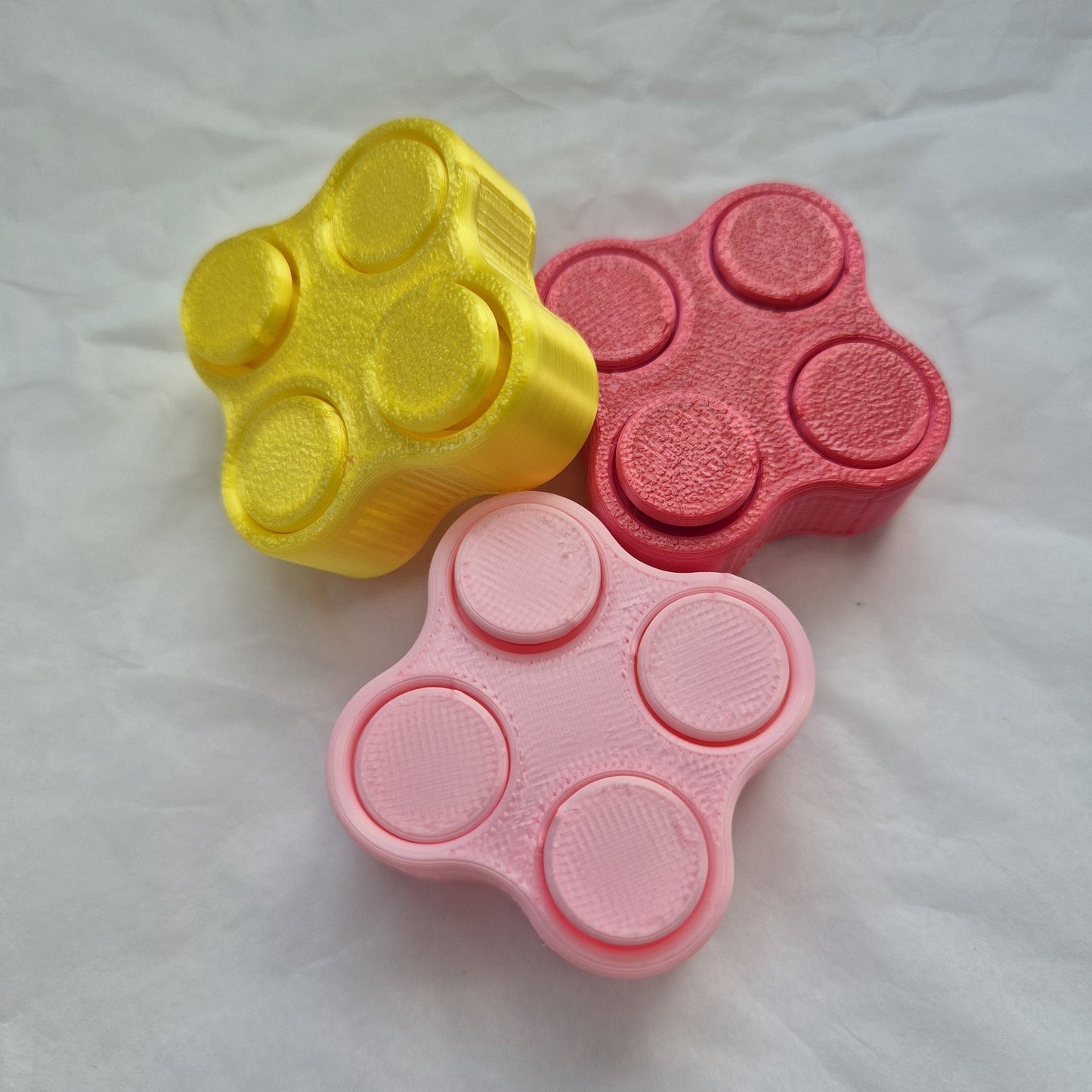 3dFidgets Clicky 4 Button Fidget Sensory Stimming Toy adult