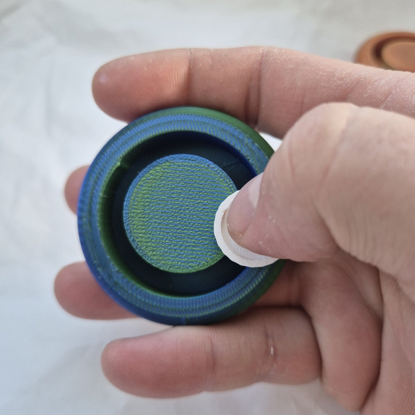 3dFidgets Finger Spin - Stress Relief Toy for Adults with ADHD and Autism