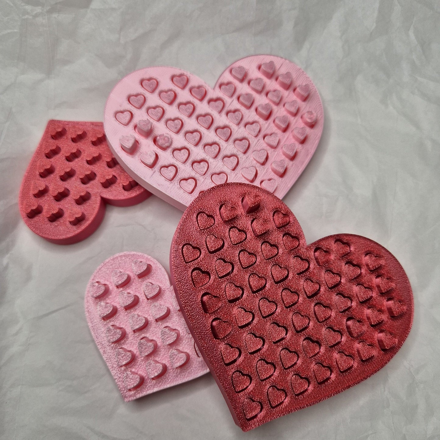 3dFidgets - Heart Shape Rain Maker Fidget Toy for Stress Relief love valentines