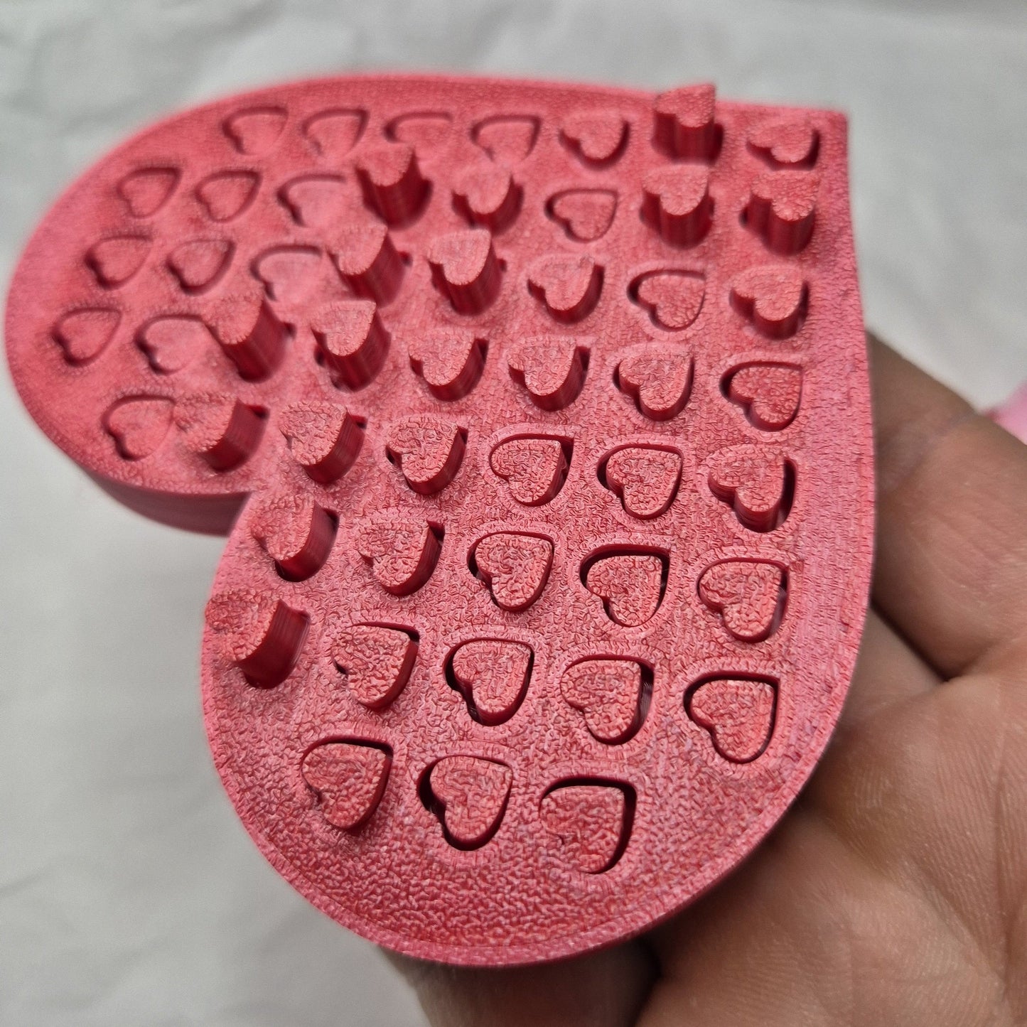3dFidgets - Heart Shape Rain Maker Fidget Toy for Stress Relief love valentines