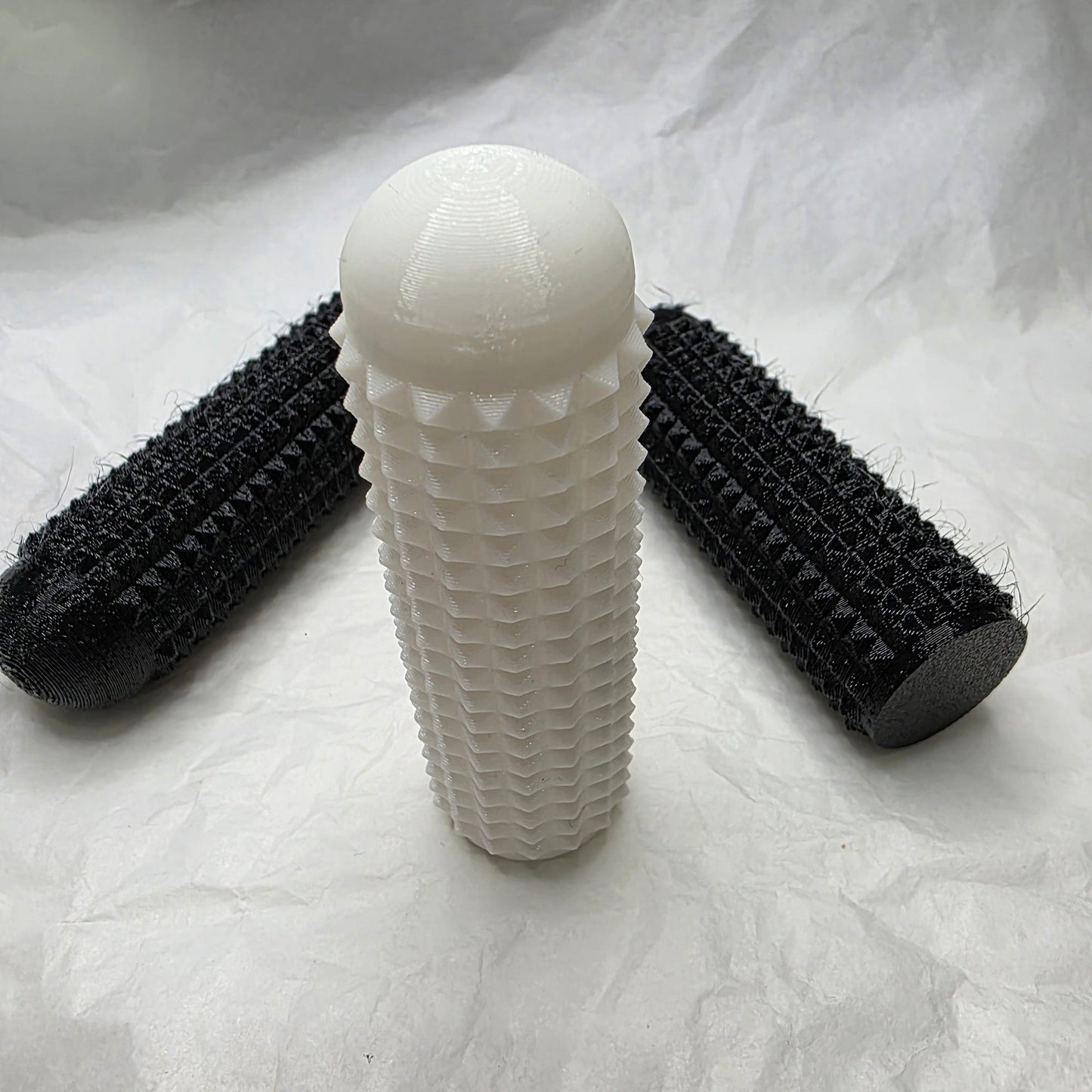 3dFidgets Pain Squeezer  - Massage Roller with Soft, Textured Spikes - for Feet, Body or Hands