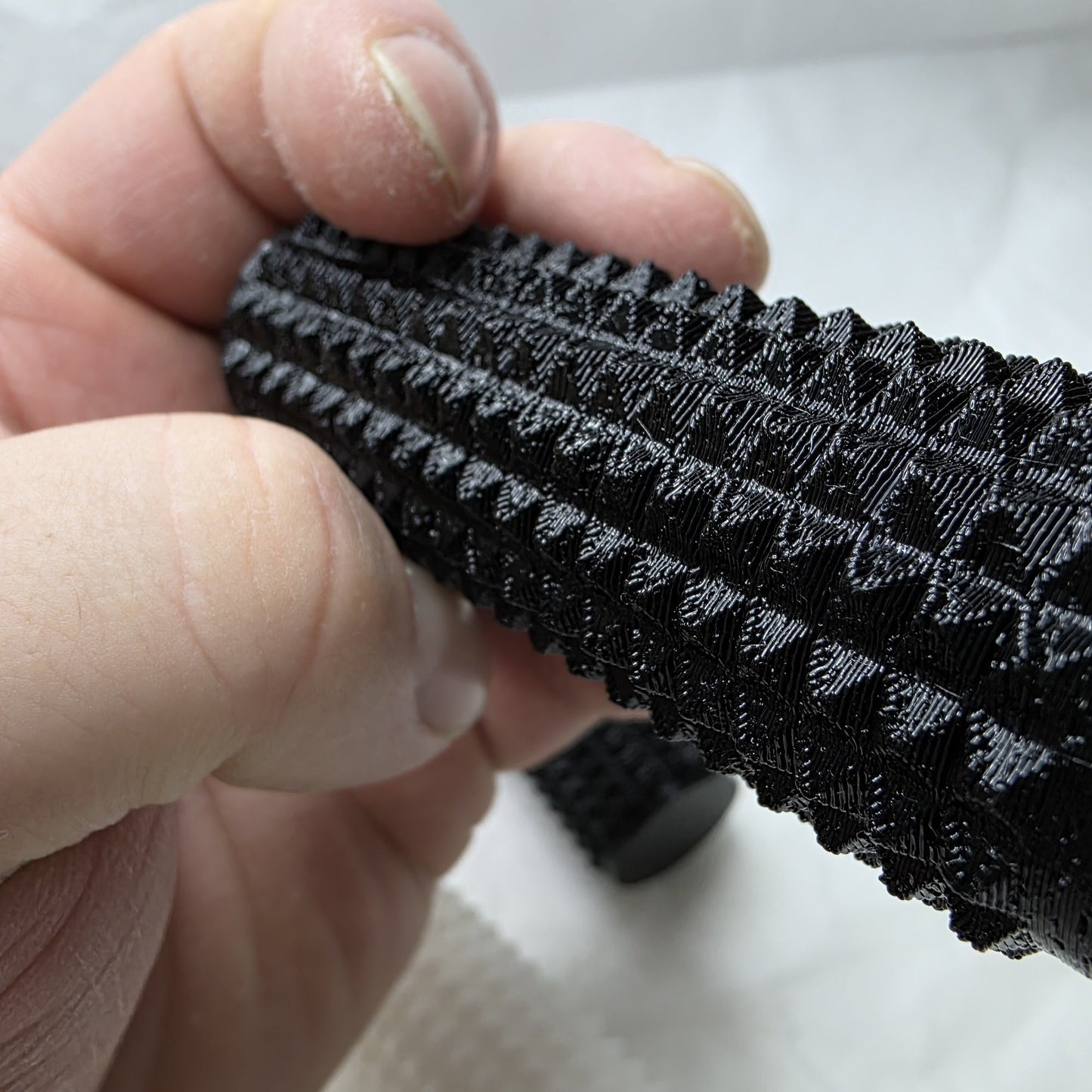 3dFidgets Pain Squeezer  - Massage Roller with Soft, Textured Spikes - for Feet, Body or Hands