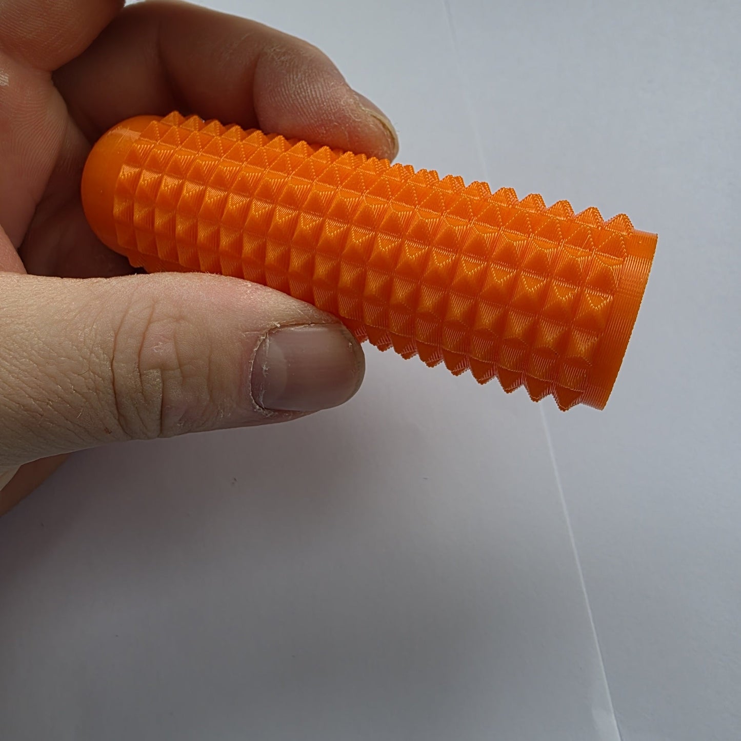 3dFidgets Pain Squeezer  - Massage Roller with Soft, Textured Spikes - for Feet, Body or Hands