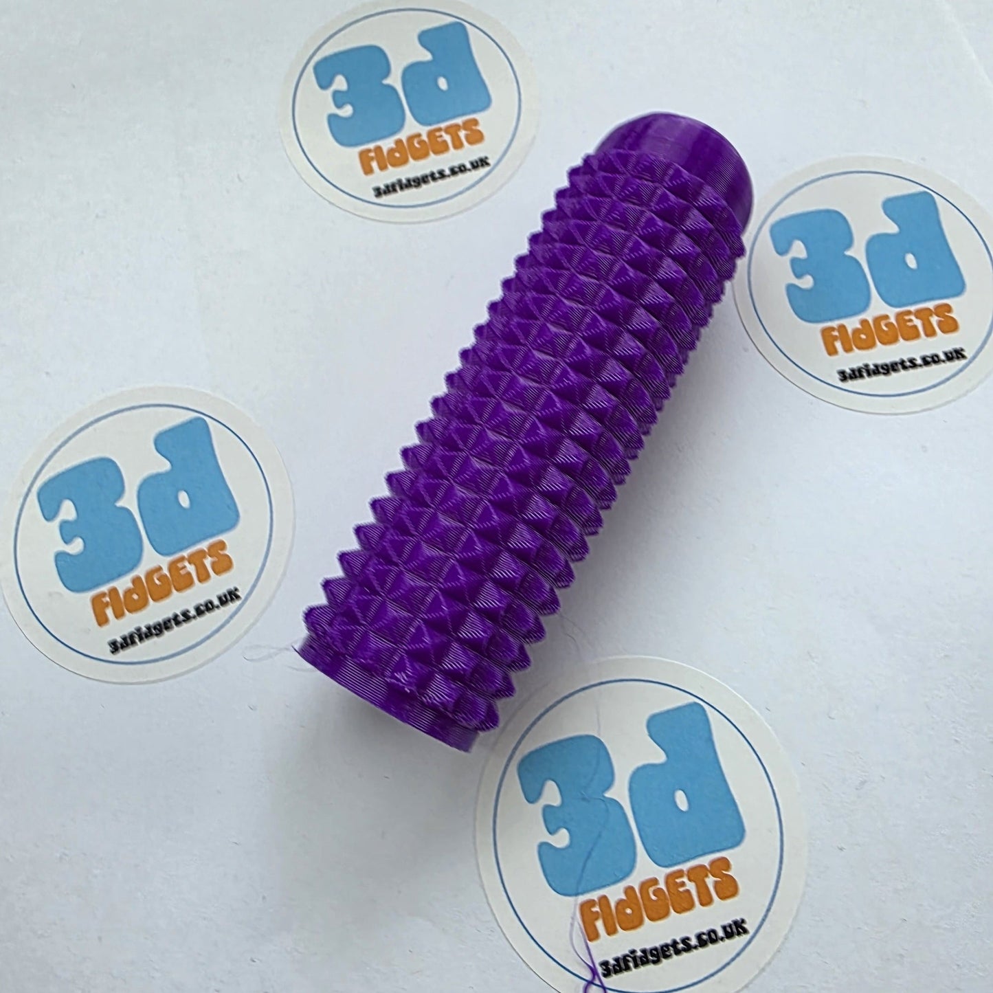 3dFidgets Pain Squeezer  - Massage Roller with Soft, Textured Spikes - for Feet, Body or Hands