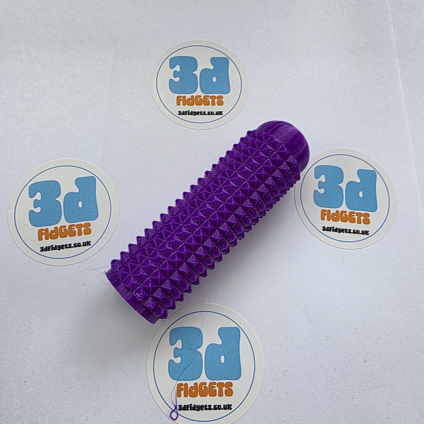3dFidgets Pain Squeezer  - Massage Roller with Soft, Textured Spikes - for Feet, Body or Hands